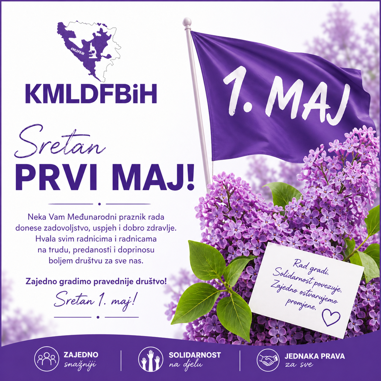Sretan 1. maj – Međunarodni praznik rada